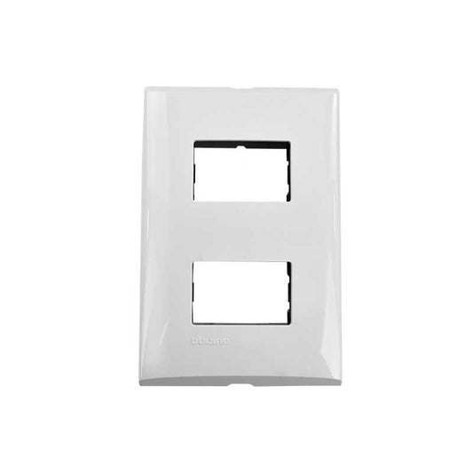 Placa Con 2 Módulos Con Chasis De Resina Color Blanco Fza92 Forza - Tool Ferreterías / Ferretodo - Herramientas y material de construcción.