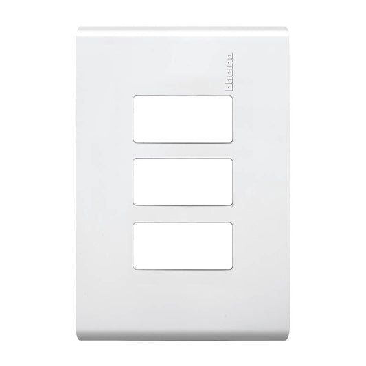 Placa Con 3 Módulos Con Chasis De Resina Color Blanco E5N3Bn Bticino - Tool Ferreterías / Ferretodo - Herramientas y material de construcción.