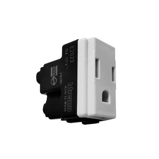 Toma De Corriente Polarizada Y Aterrizada 2P+T 1 Módulo 15 A 127 V E2023 Bticino - Tool Ferreterías / Ferretodo - Herramientas y material de construcción.